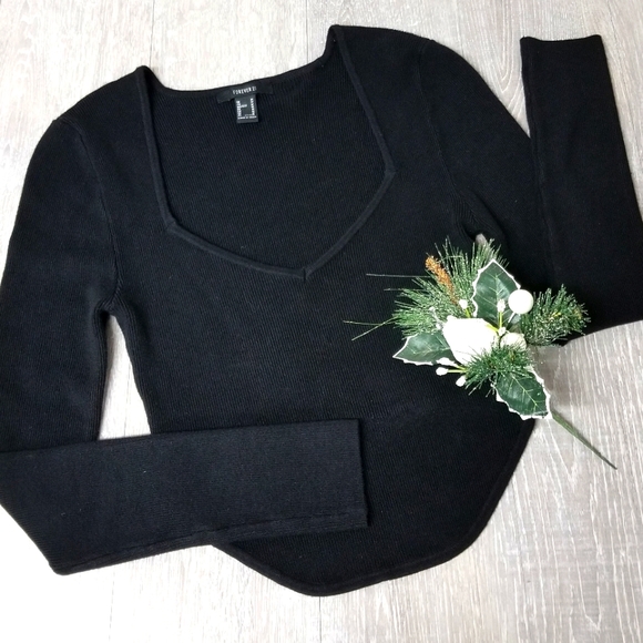 Forever 21 Tops - Deep Vneck top